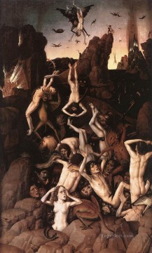 Dirk Bouts Painting - Hell Netherlandish Dirk Bouts